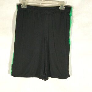 CHAMPION Black Green Athletic Workout Shorts